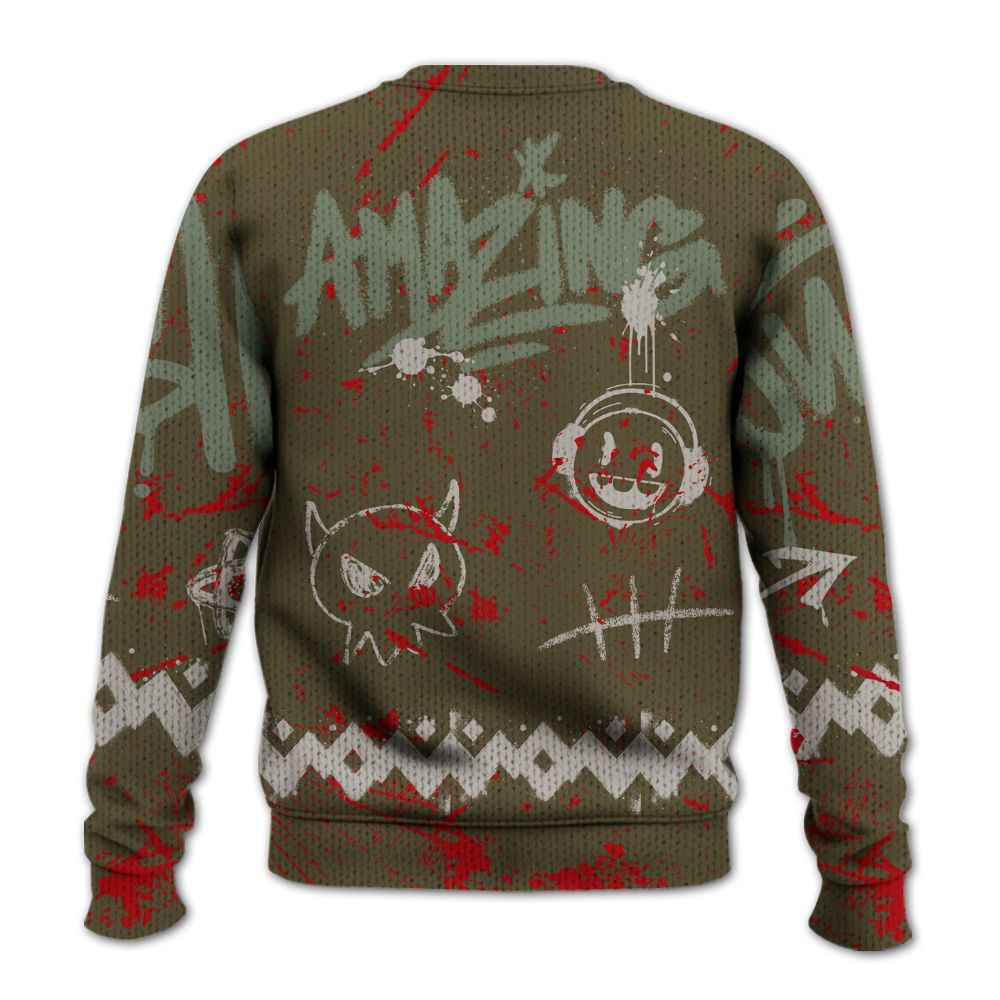 Knitted Sweater To Match Dunk Low Year Of The Snake - NAME