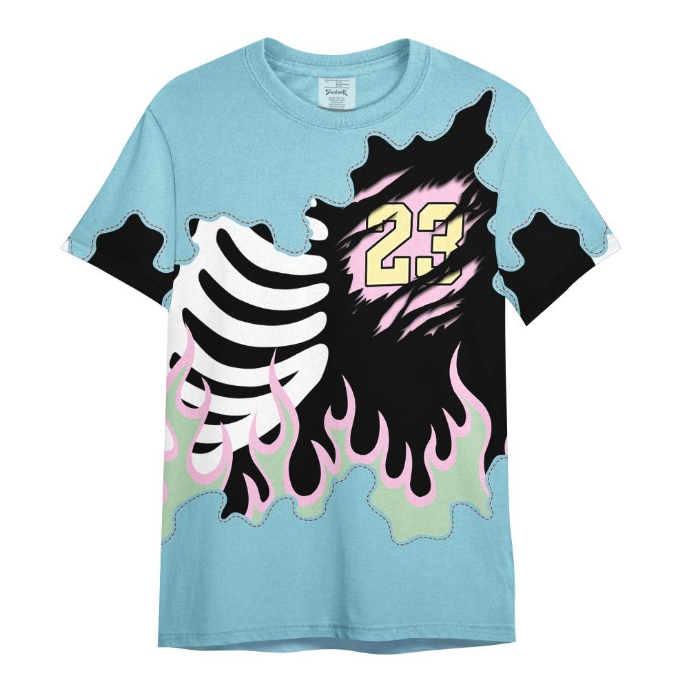 Shirt To Match SB Dunk Low Visty - Burning Skeleton 23 G.O.A.T Shirt Outfit