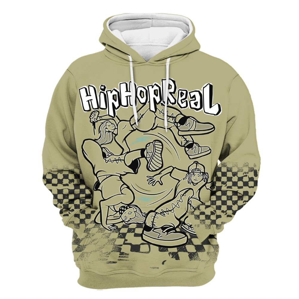 Hoodie To Match Dunk Low Suede Olive Aura - Feel Life Street Style All Over Print