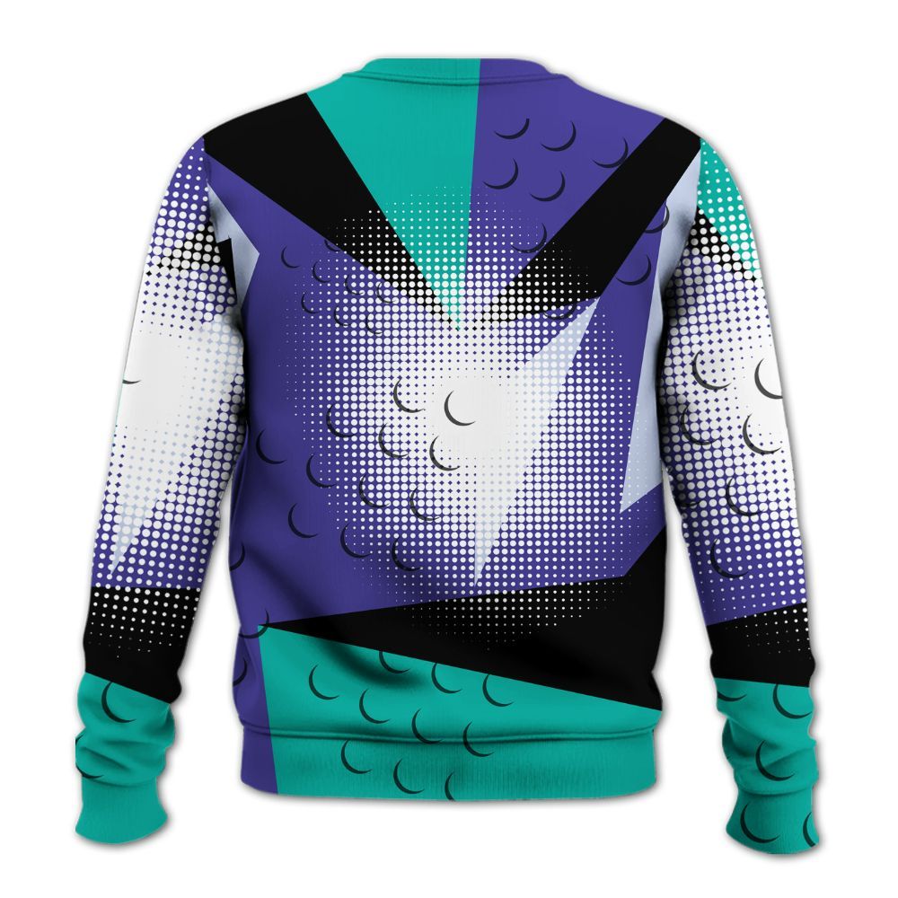 Sweatshirt To Match Retro Grape 5s - Custom Name 23 5s All Over Print