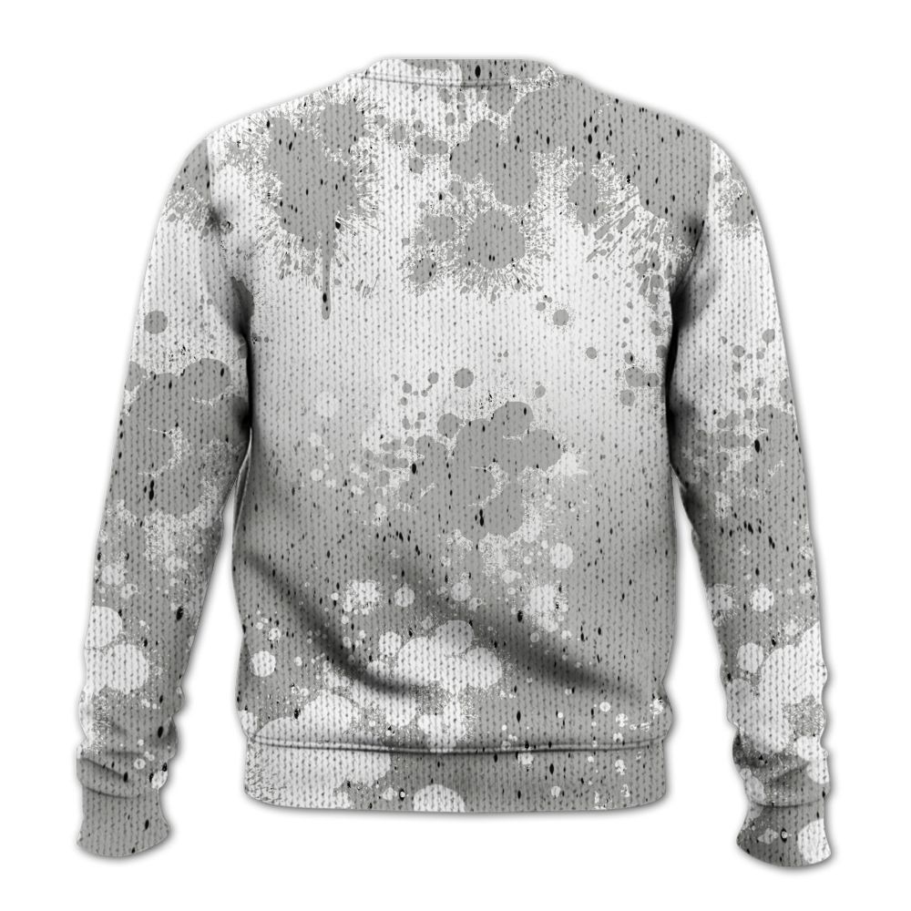 Knitted Sweater To Match Retro White Oreo 4s - Trust No One Scary