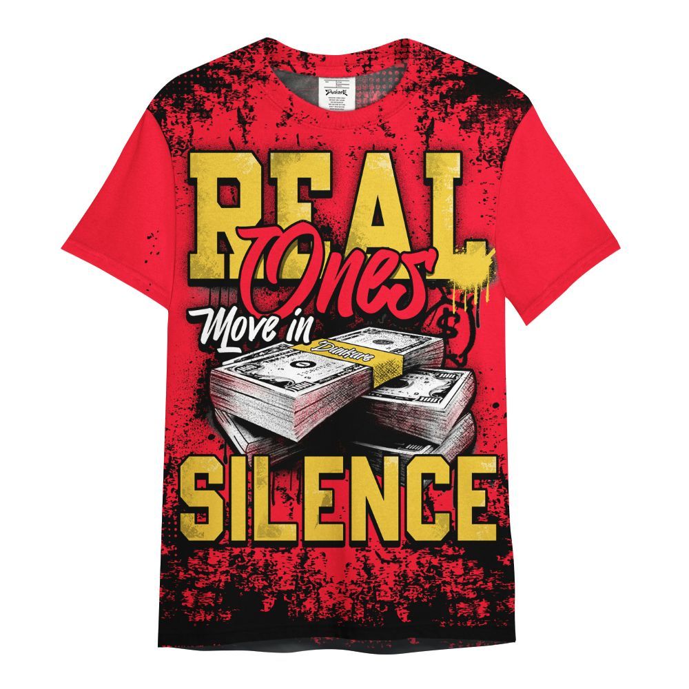 Shirt To Match KD 18 Air Bakin - Move In Silence Money Street Retro All Over Print