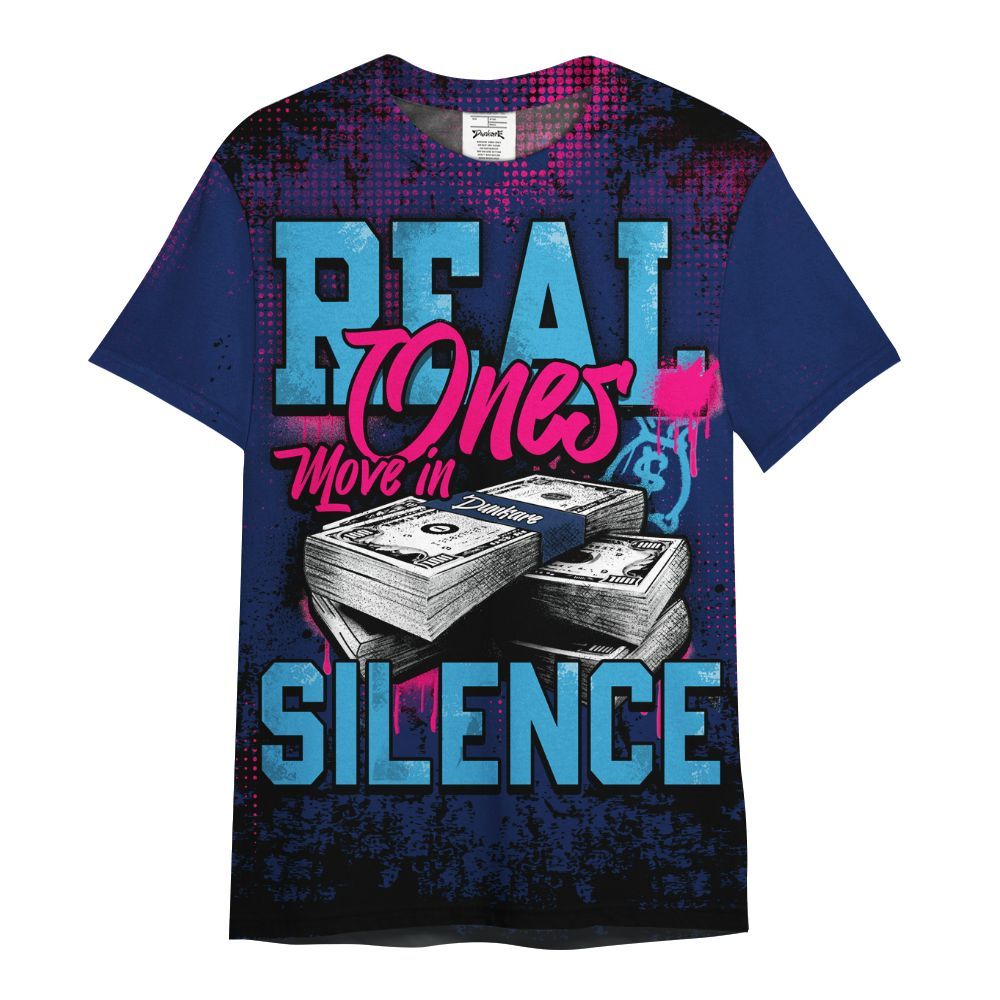 Shirt To Match Air Max 180 University Blue - Move In Silence Money Street Retro All Over Print