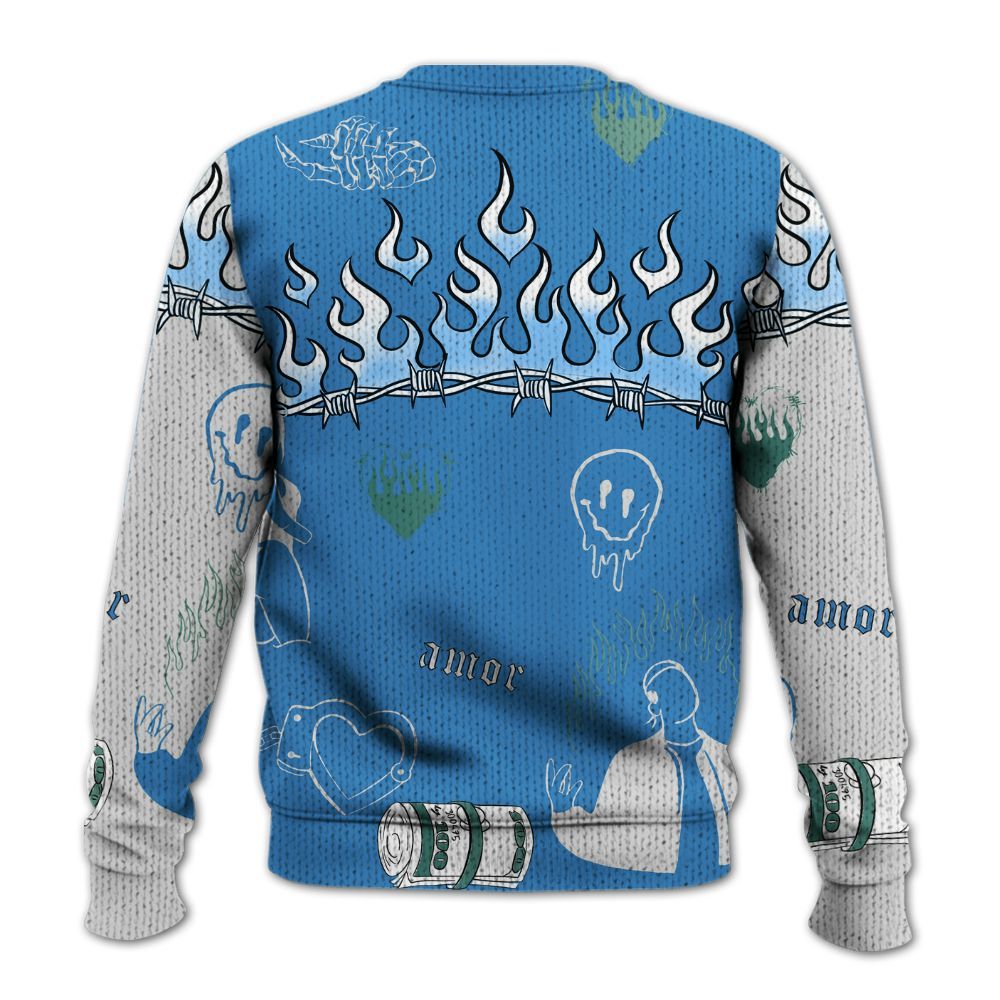 Knitted Sweater To Match Low Carolina 17s - Snake Trust No One