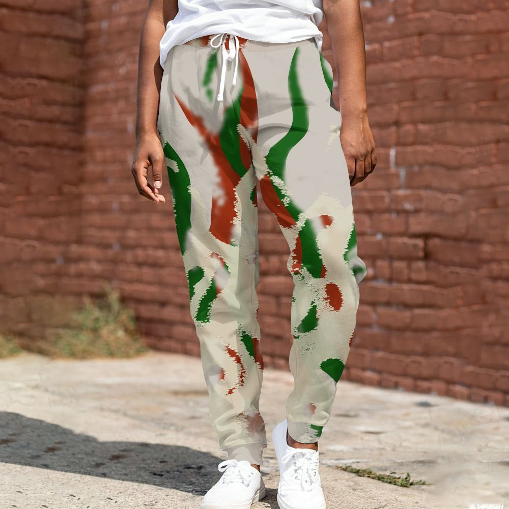 Sweatpant To Match El Grito 5s - Burn All Over Print