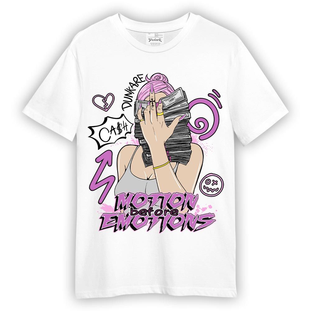 Shirt To Match Hyper Violet 4s T-- Motions Before Emotions Unique T-Shirt Unisex
