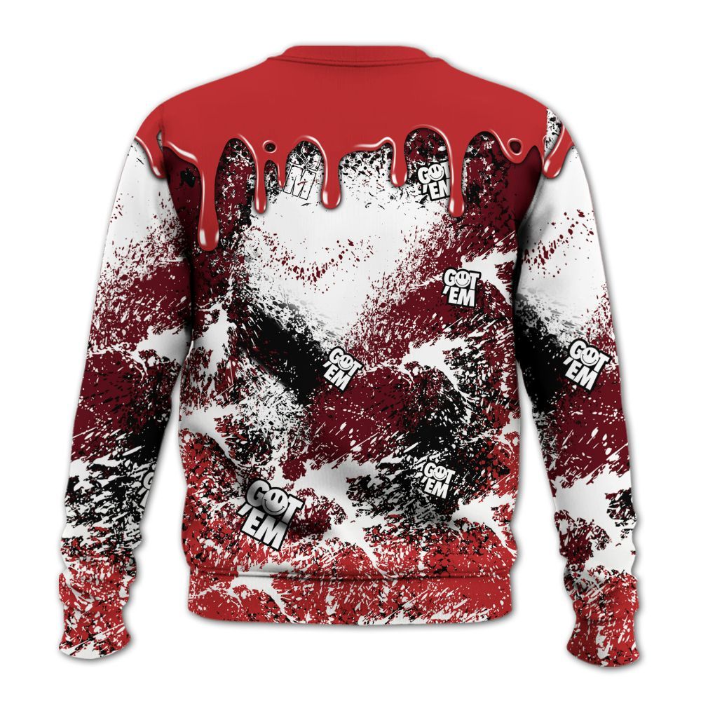 Sweatshirt To Match Kobe 9 Elite Christmas - Dripping 23 Drip All Over Print