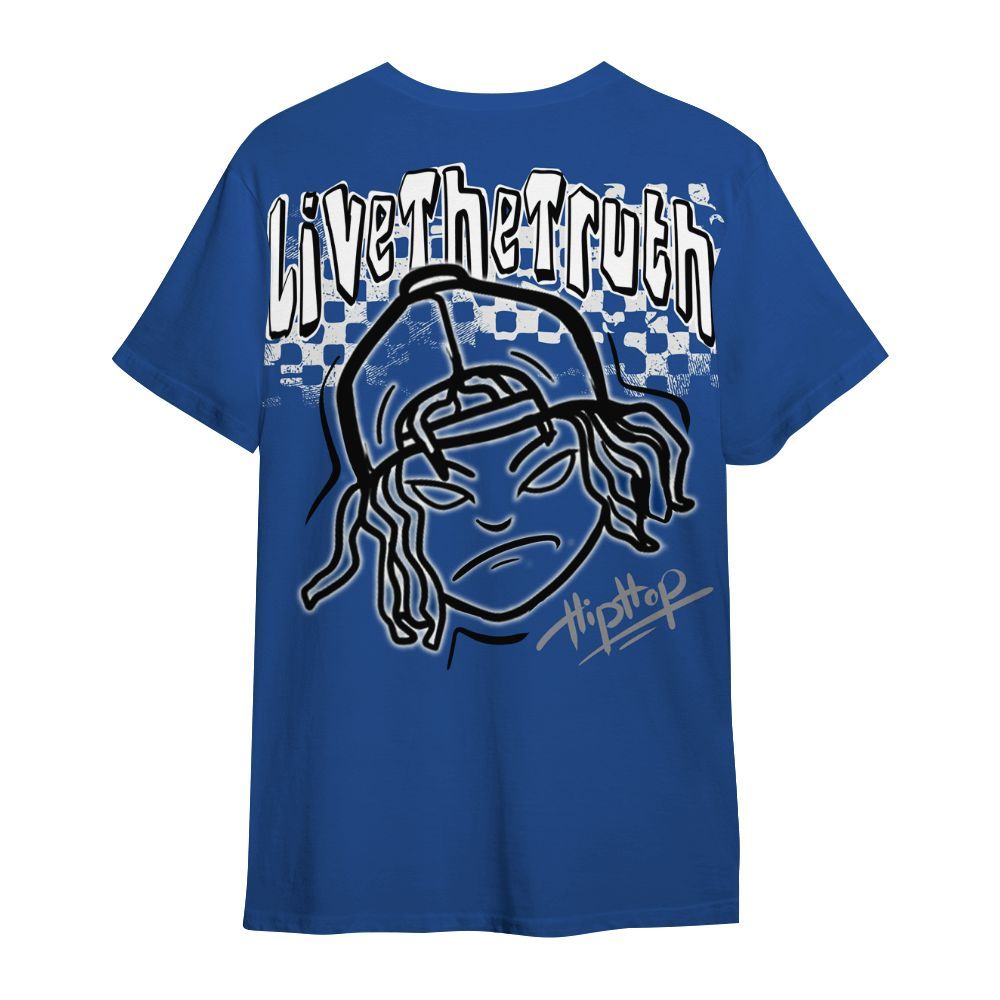 Shirt To Match High OG True Blue 1s - Feel Life Street Style All Over Print