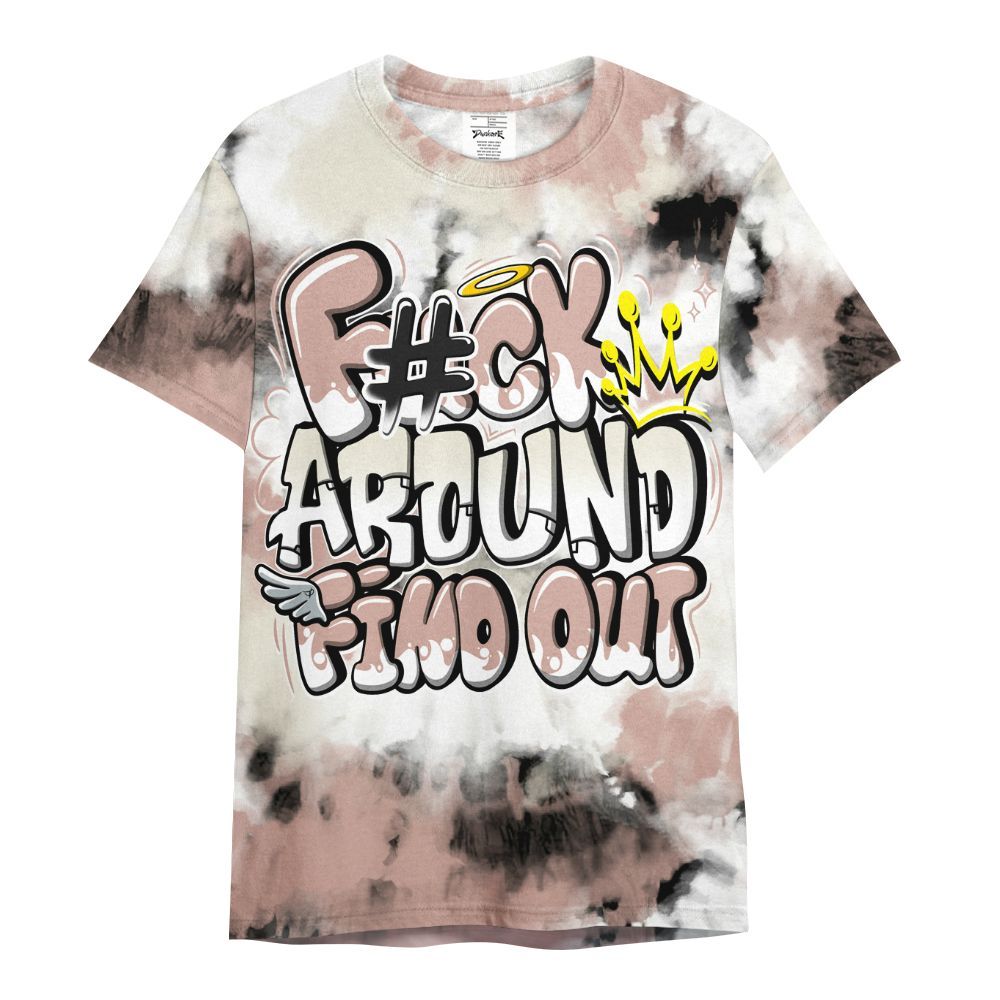 Shirt To Match Air Force Low 1 Arctic Orange - Tie Dye FK Around Find Out All Over Print