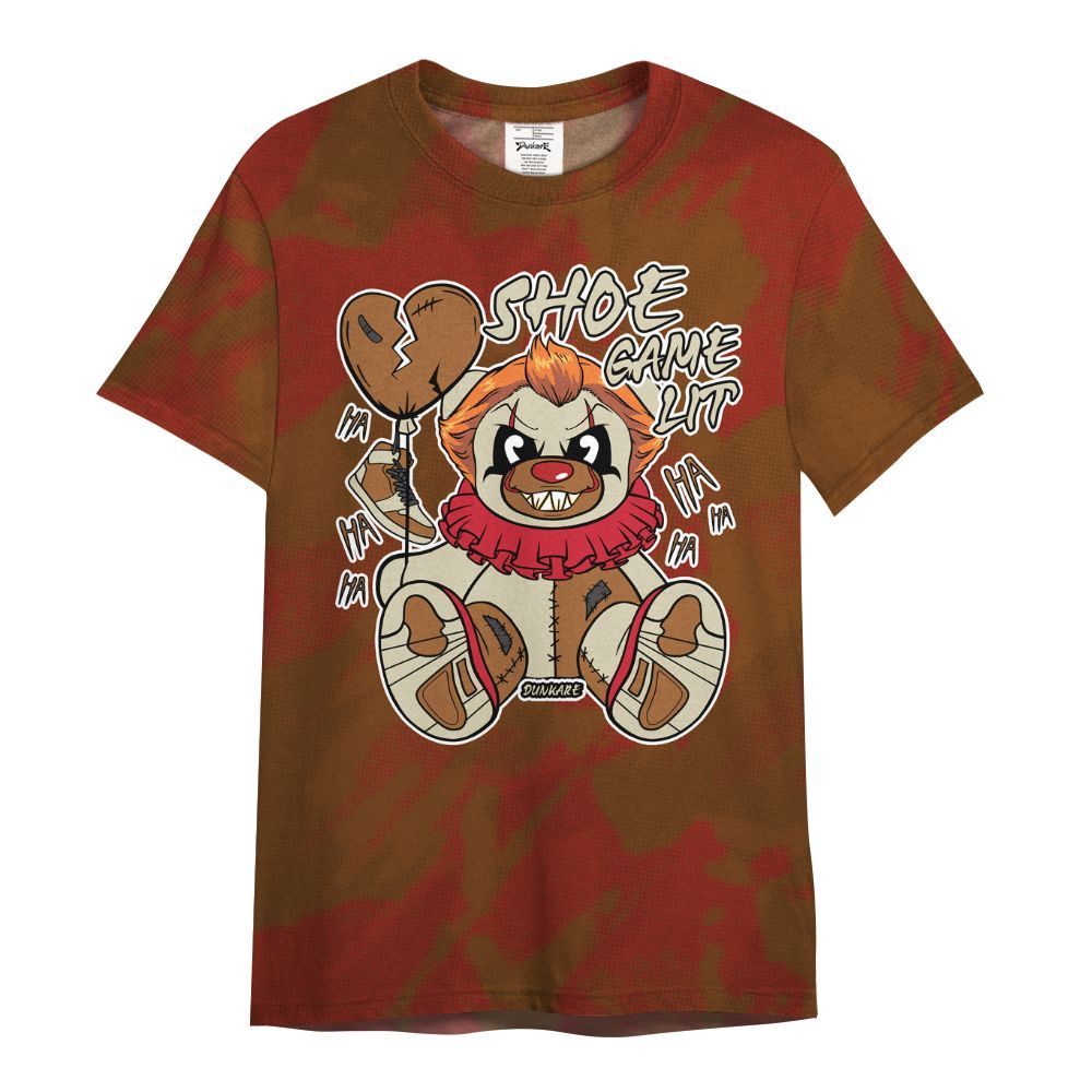Shirt To Match Archaeo Brown 5s - Shoe Game Bear Abstract Halftone All Over Print