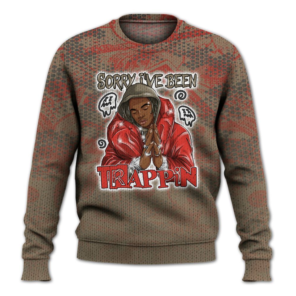 Knitted Sweater To Match Olive 9s - Trappin' Banknote