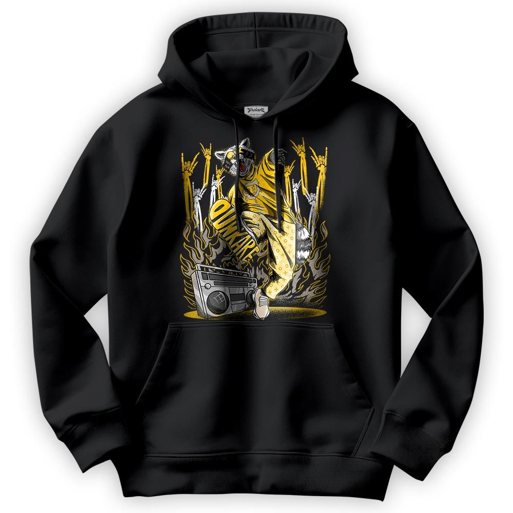 Sweatshirt To Match Vivid Sulfur 4s Hoodie - Hip Hop Raccoon Hoodie Unisex