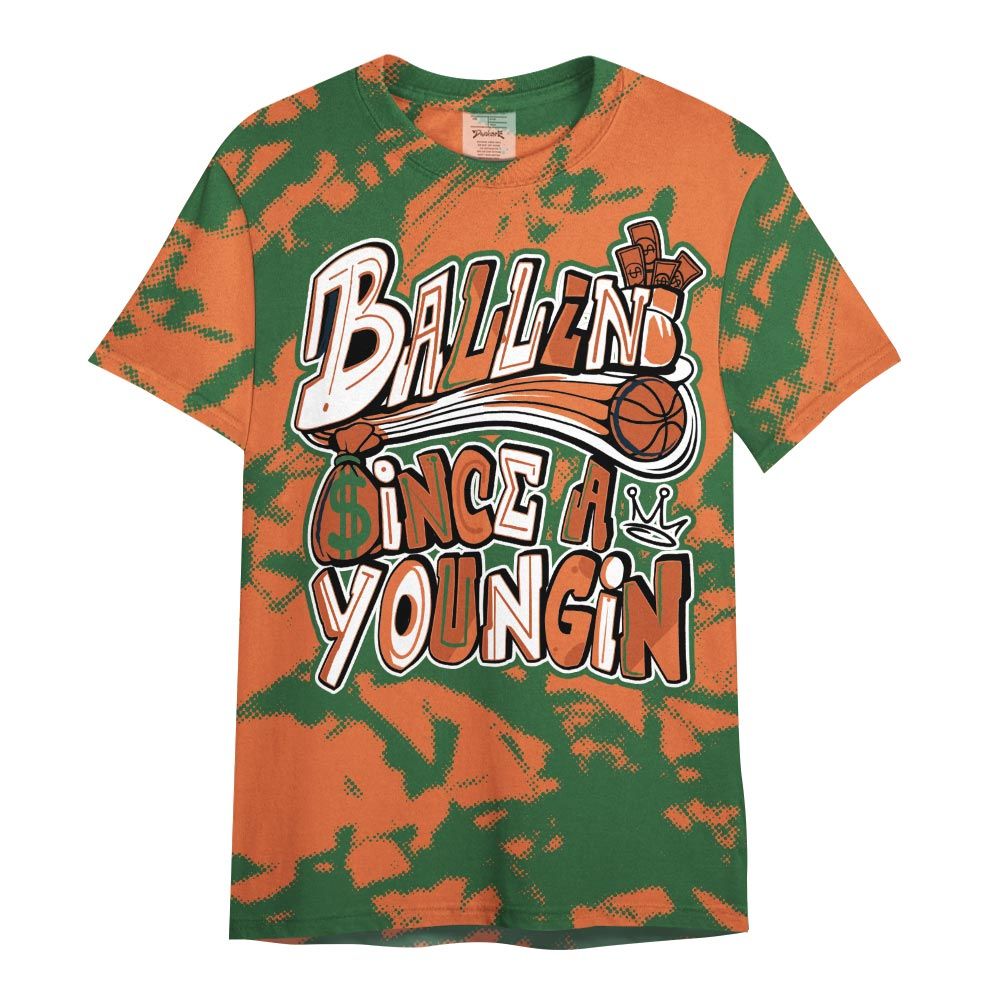 Shirt To Match Low Miami 5s - Ballin' Since A Youngin Abstract Shirt Unisex