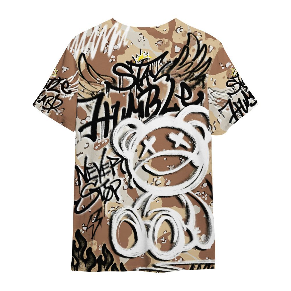 Shirt To Match Desert Camo 3s - Humble Drip Streetwear Graffity All Over Print