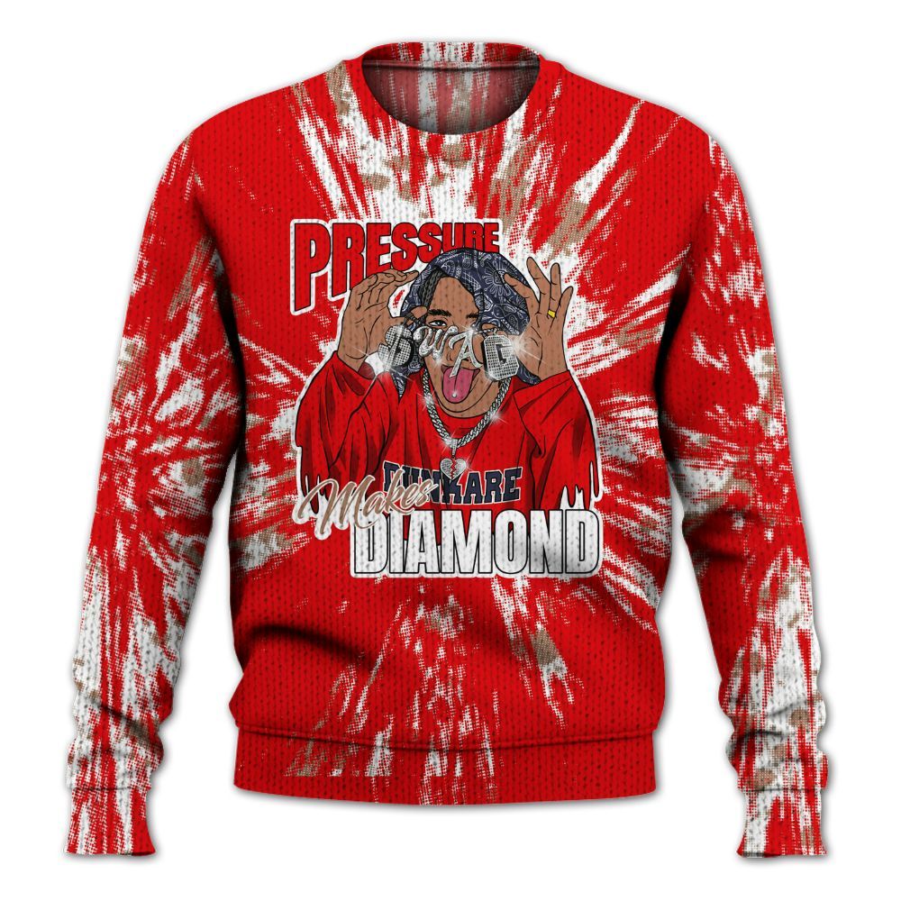 Knitted Sweater To Match Low OG Howard Bison 1s - Pressures Makes Knitted Sweater To Match Lux