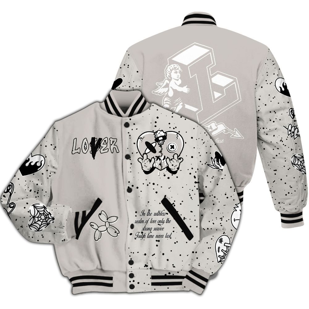 Varsity Jacket To Match The Classic 40s - Loser Lover Heartbreak All Over Print