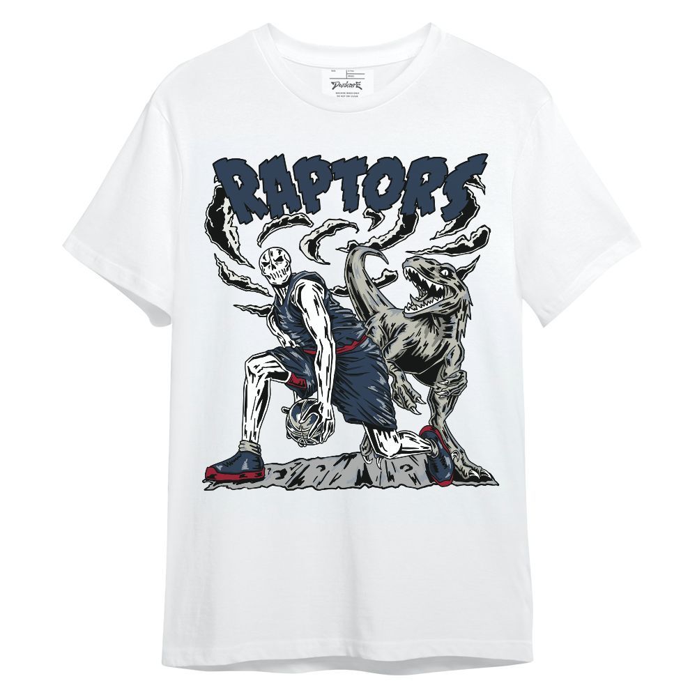 Shirt To Match Navy Blue 2024 6s - Raptors Skeleton Unisex Shirt