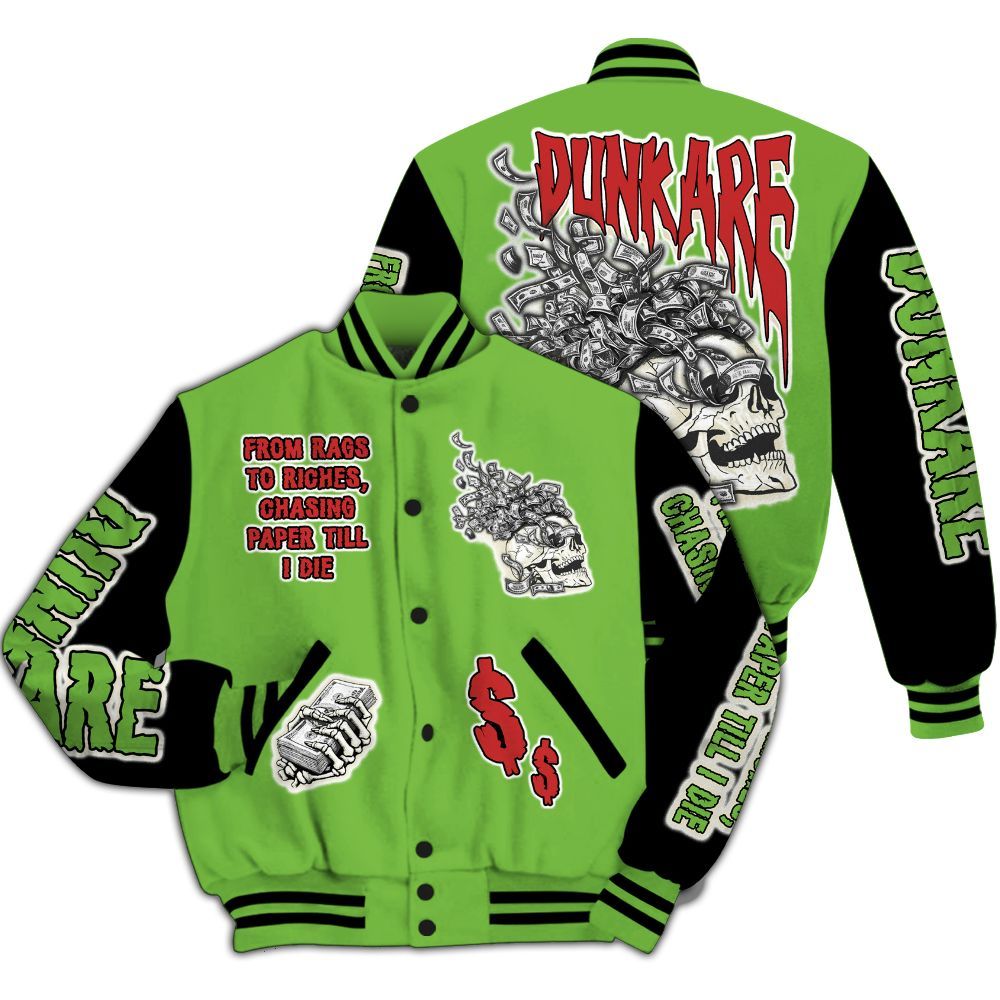 Varsity Jacket To Match Air Max Waffle SP Action Green - From Rags To Riches All Over Print