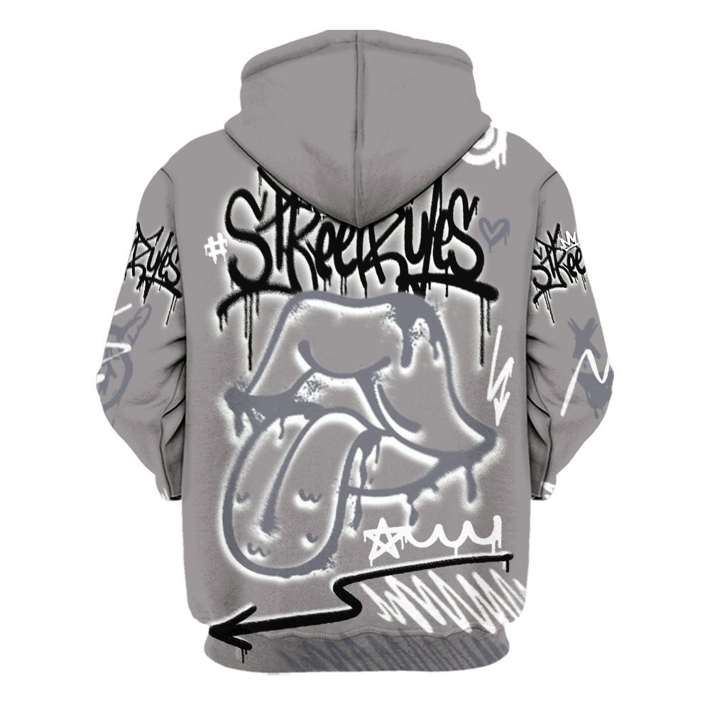 Hoodie To Match Cool Grey 11s - Break Rules Streetwear All Over Print
