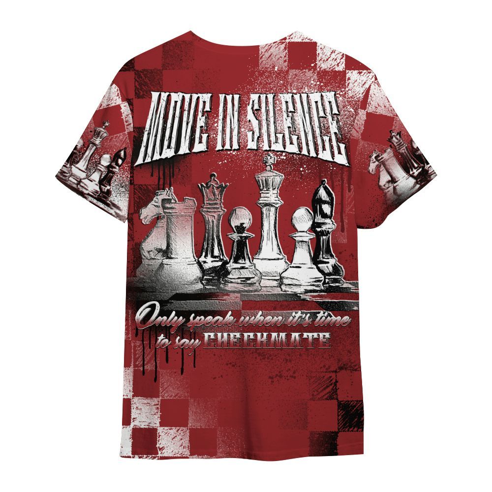 Shirt To Match Alternate Flu Game 12s - Chess Move In Silence All Over Print