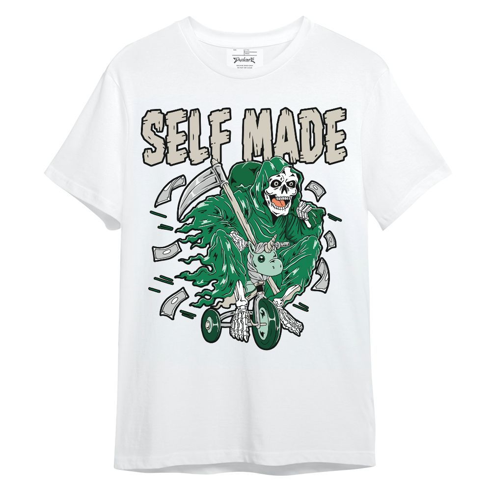 Shirt To Match Lucky Green 2s - Self Make Skeleton Unisex Shirt