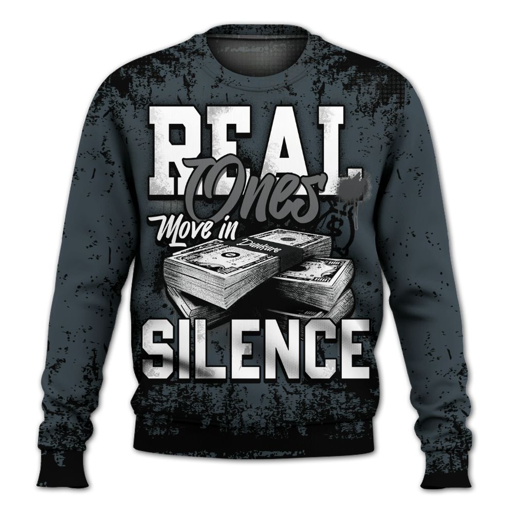 Sweatshirt To Match Air Max Sunder Gore Tex Black - Move In Silence Money Street Retro All Over Print