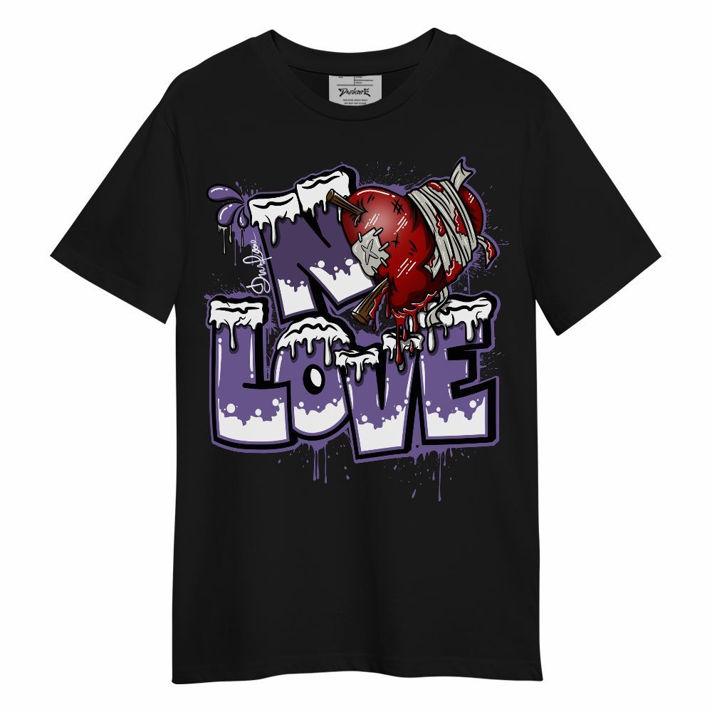 Shirt To Match Dunk Low Black Raspberry - Drip No Love Streetwear Unisex Shirt