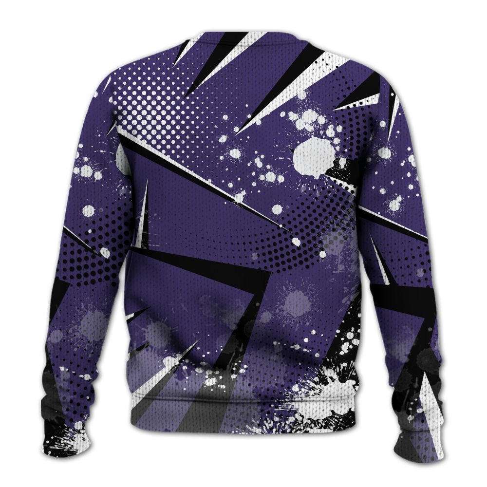 court purple sweater