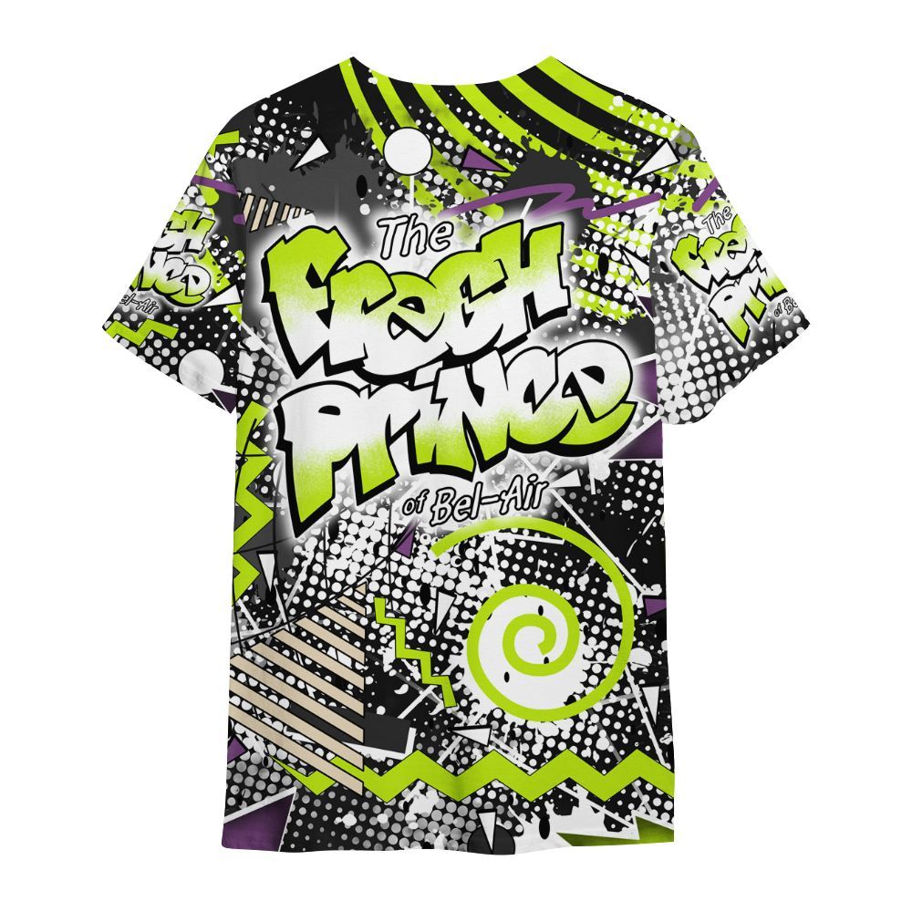 Shirt To Match GS Black Barely Volt 11s - Fresh Sneaker 90s All Over Print