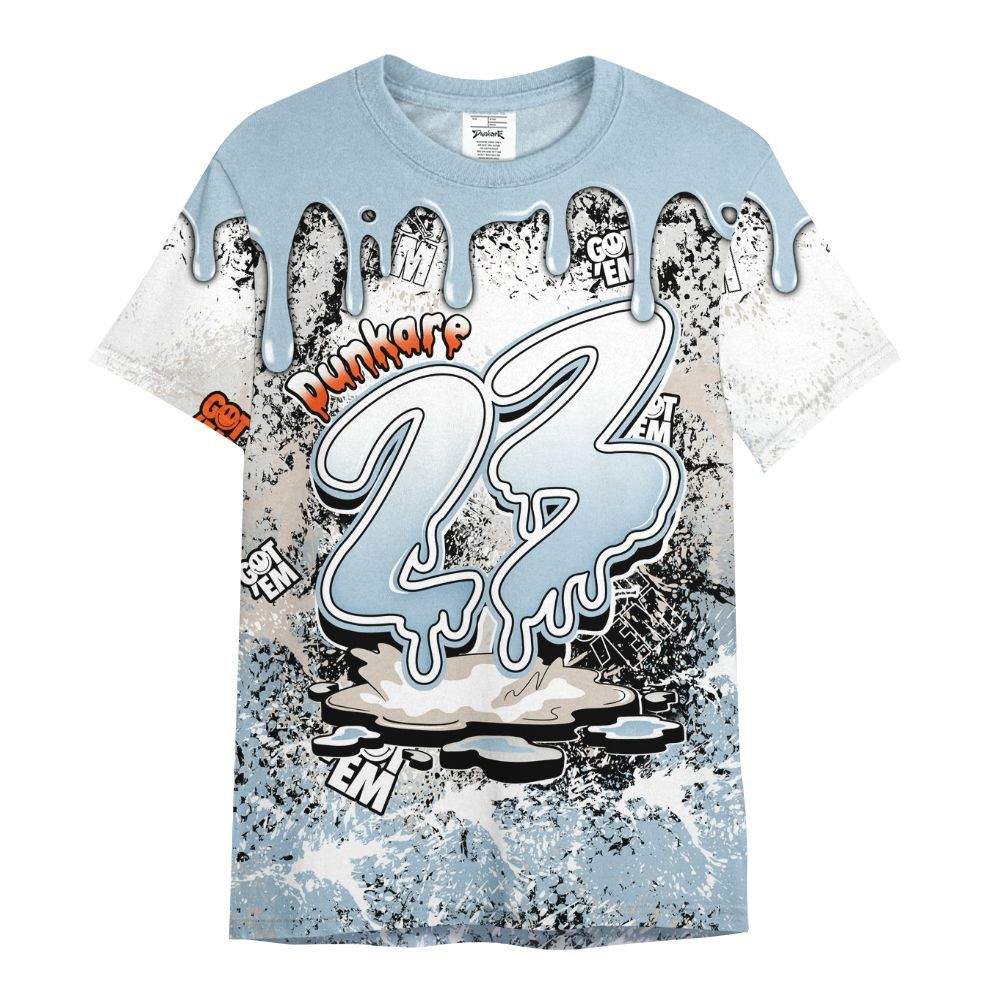 Shirt To Match High OG Alaska 1s - Dripping 23 Drip All Over Print