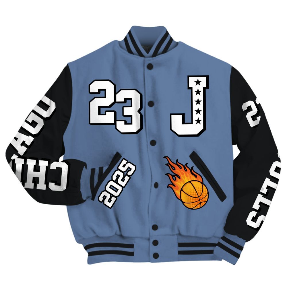Varsity Jacket To Match Mid Space Jam 1s - Chicago 23 Basketball All Over Print