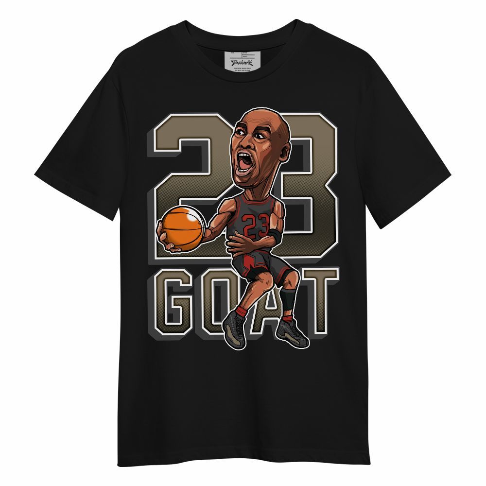 Shirt To Match Olive 9s - Legend G.O.A.T Basketball Shirt Graphic Unisex Shirt