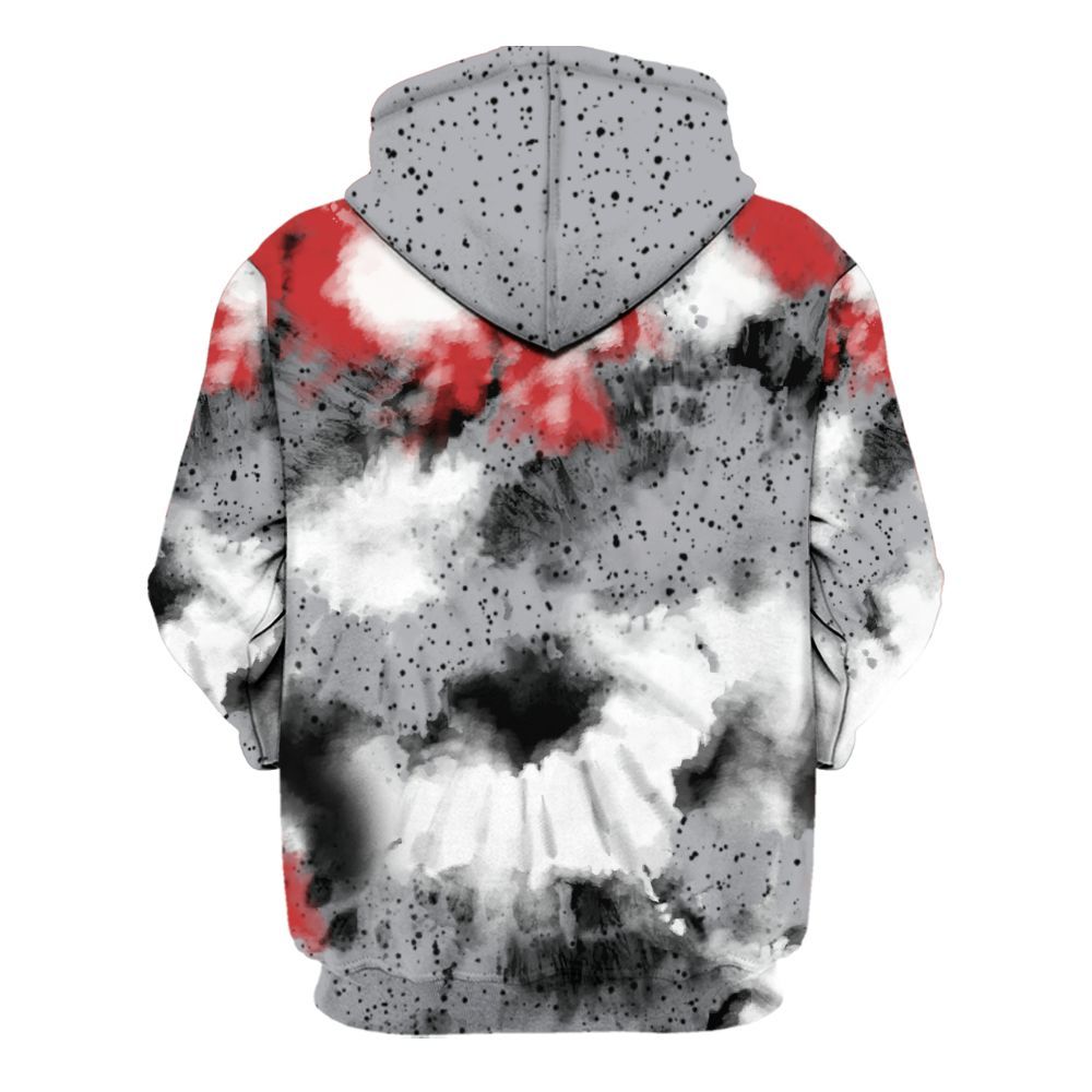 Hoodie To Match White Cement 4s - Tie Dye FK Around Find Out All Over Print