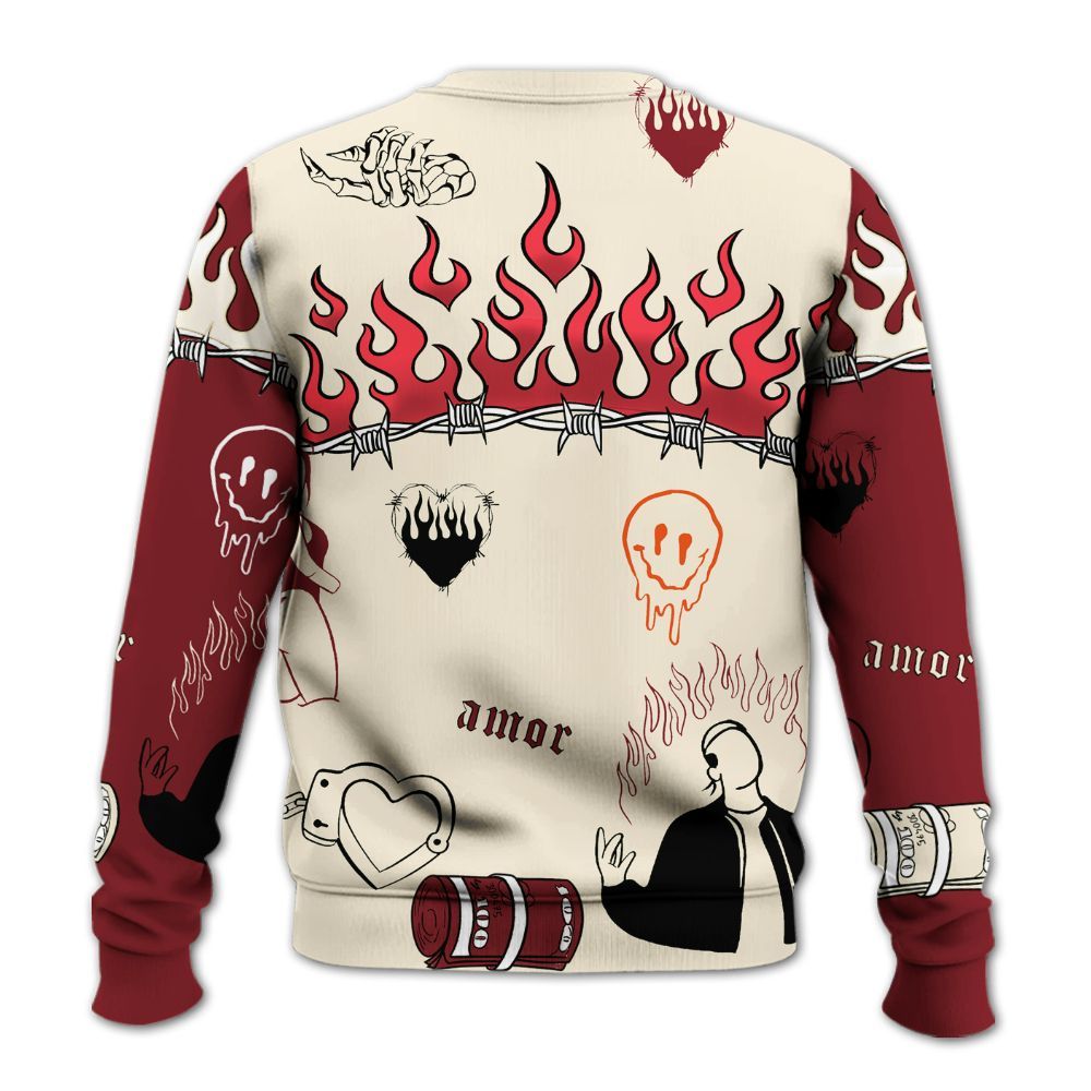 Sweatshirt To Match Valentine's Day 2026 4s - Snake Trust No One All Over Print