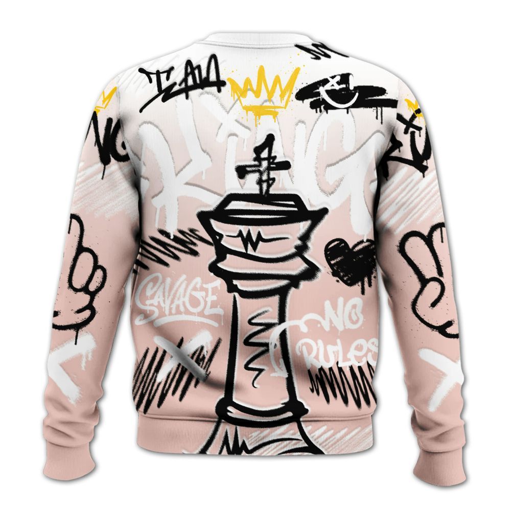 Sweatshirt To Match Low Legend Pink 11s - Street King Chess Streetwear All Over Print