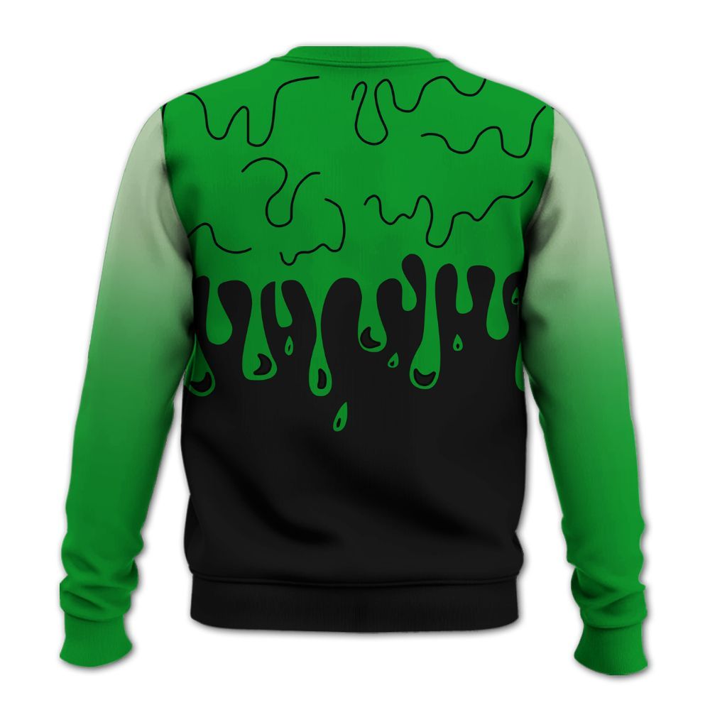 Sweatshirt To Match Green Spark CJ1 T-Rex - Loser Lover Dripping All Over Print