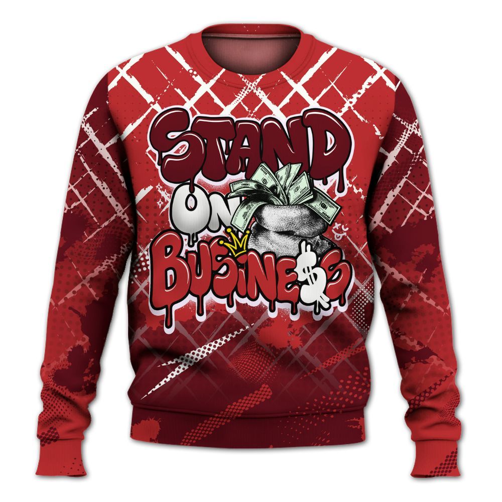 Sweatshirt To Match Kobe 9 Elite Christmas - Halftone Stand Business Dripping All Over Print