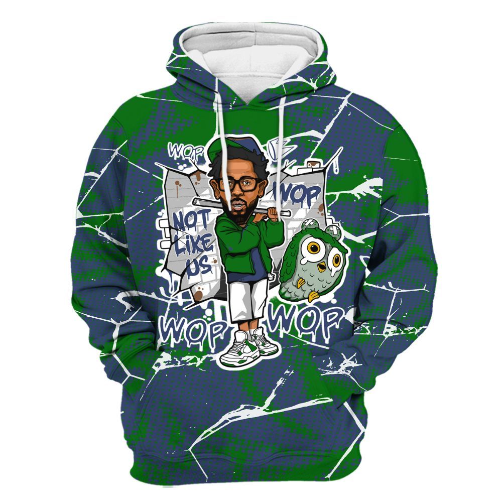 Hoodie To Match Midnight Navy 13s - None Like ComptonCity Graphic Crack All Over Print