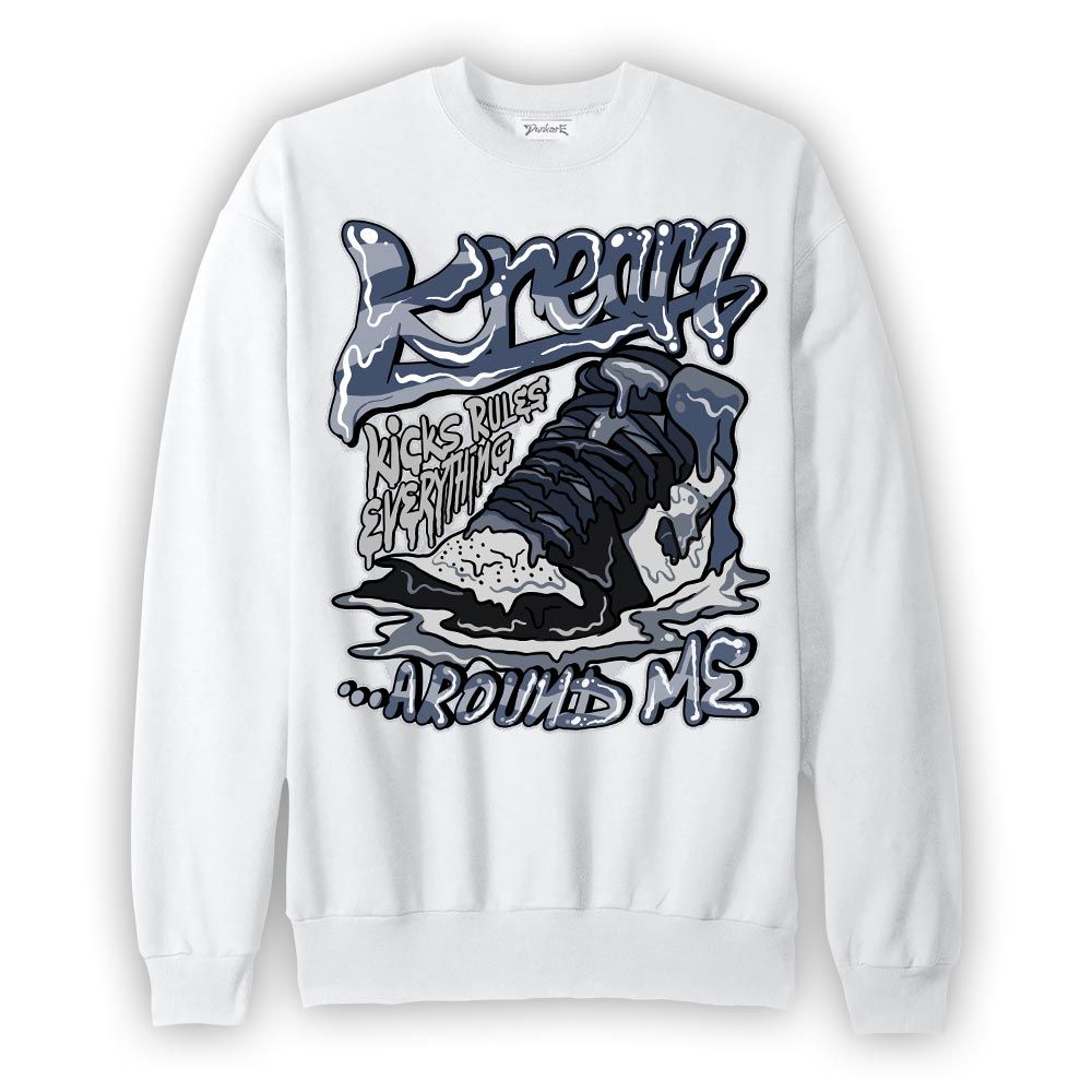 Sweatshirt To match Low Diffused Blue 11s Sweatshirt - Kreamy Graphic Graphic