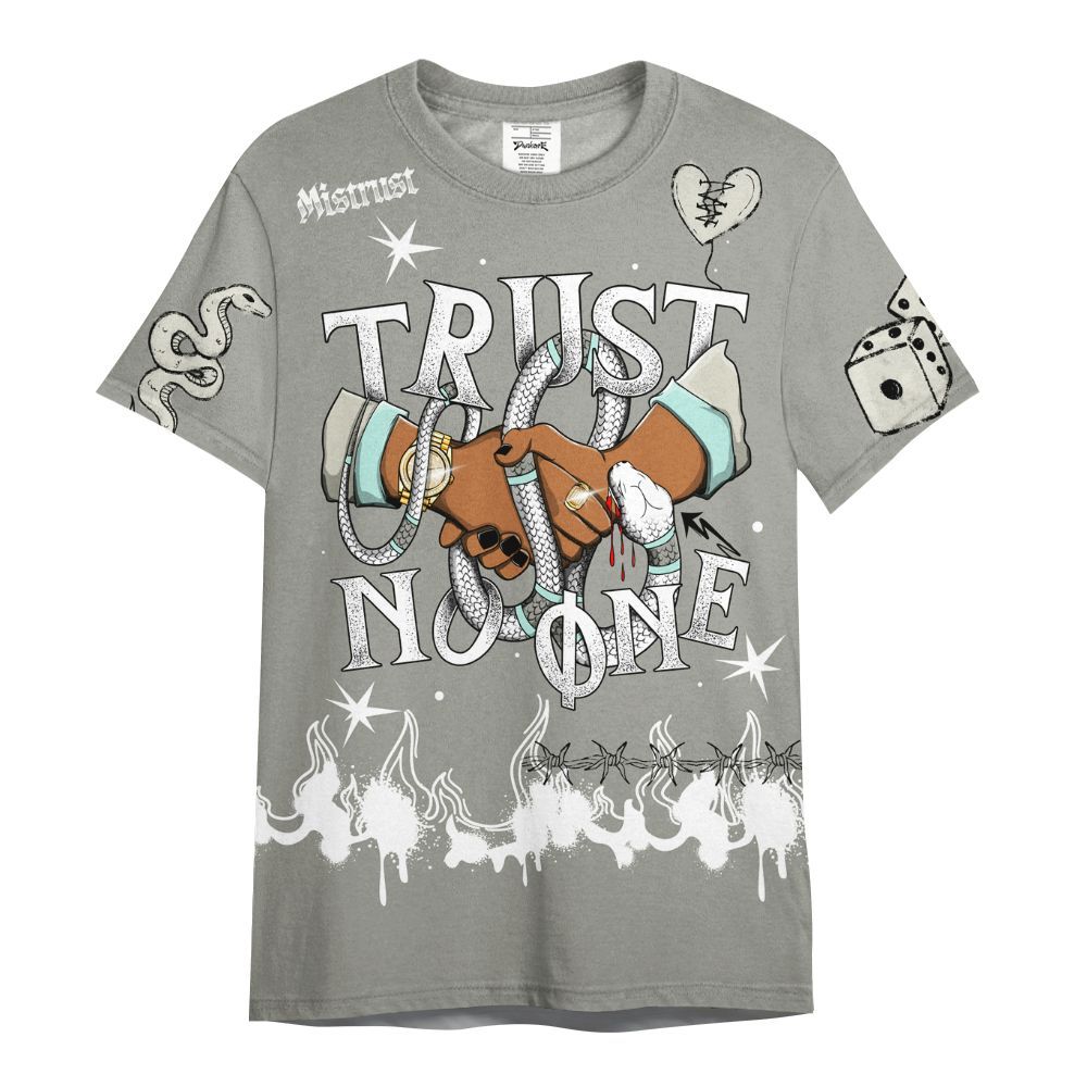Shirt To Match Low OG Year Of The Snake 1s - Trust No One Snake-Bite Doodle Crayon All Over Print