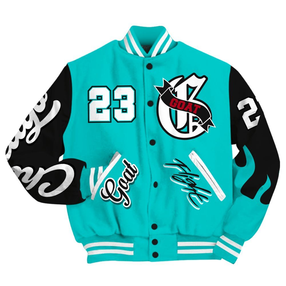 Varsity Jacket To Match Air Griffey Max 1 Freshwater - The G.O.A.T Streetwear All Over Print
