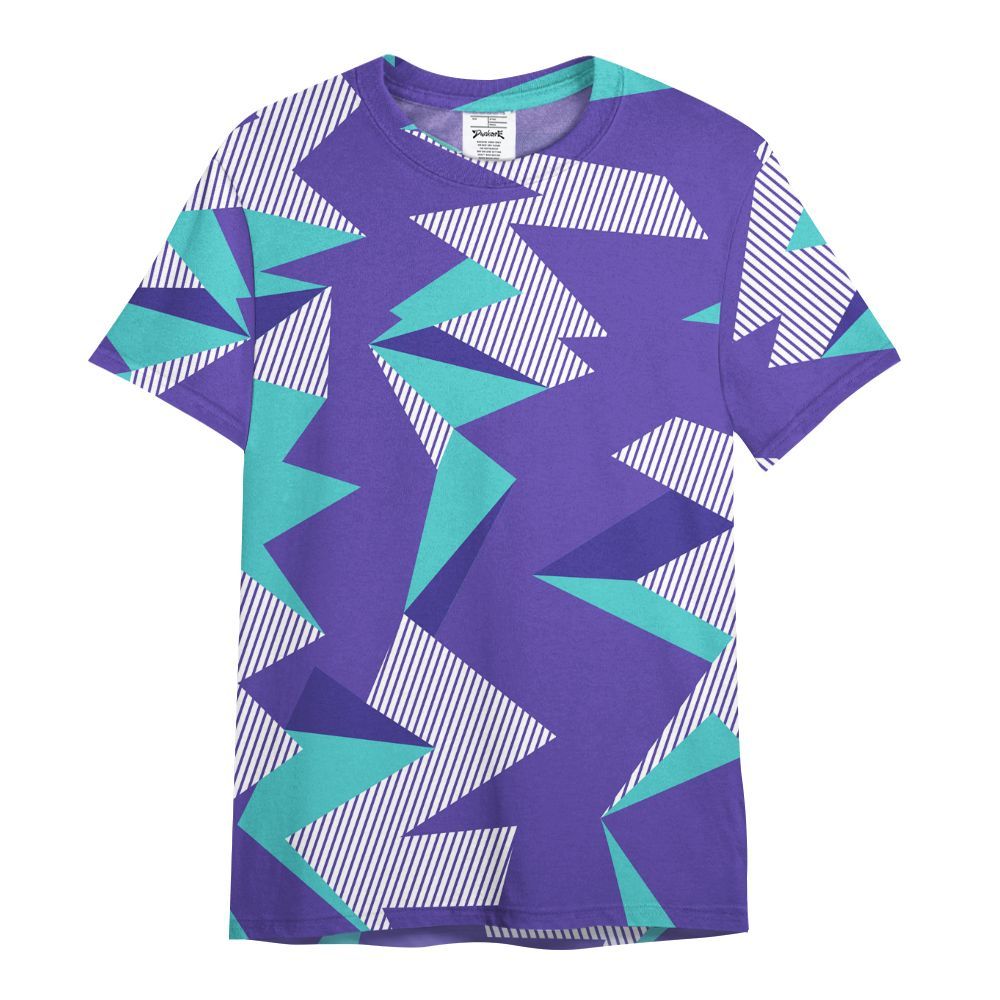 Shirt To Match Low Hornets 1s - Geometric Camouflage Pattern All Over Print
