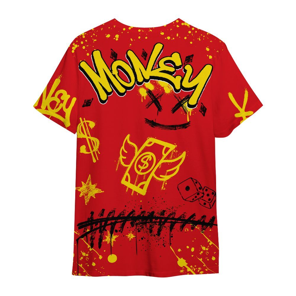 Shirt To Match Ferrari 14s - Paid In Full Crayon All Over Print