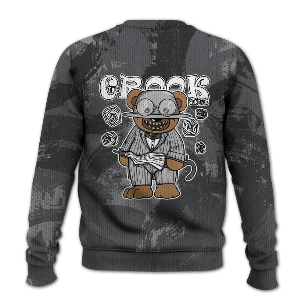 Knitted Sweater To Match White Thunder 4s - Swindler Bear Circle Slpash