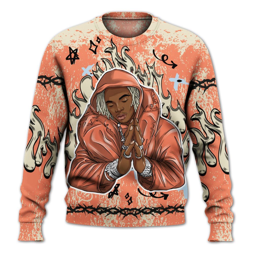 Sweatshirt To Match DJ Khaled Crimson Bliss 5s - Trappin Unique Graphics All Over Print