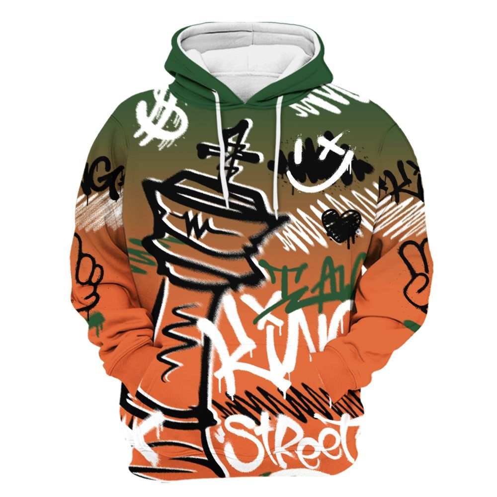 Hoodie To Match Low Miami 5s - Street King Chess Streetwear All Over Print
