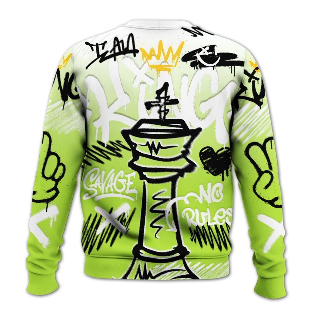 Sweatshirt To Match Air Force 1 Low Dance Volt - Street King Chess Streetwear All Over Print