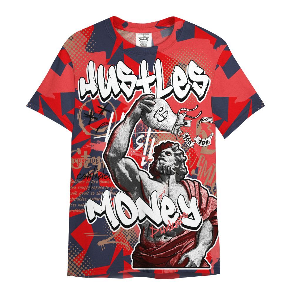 Shirt To Match Low OG Howard Bison 1s - Huslte Money Retro All Over Print
