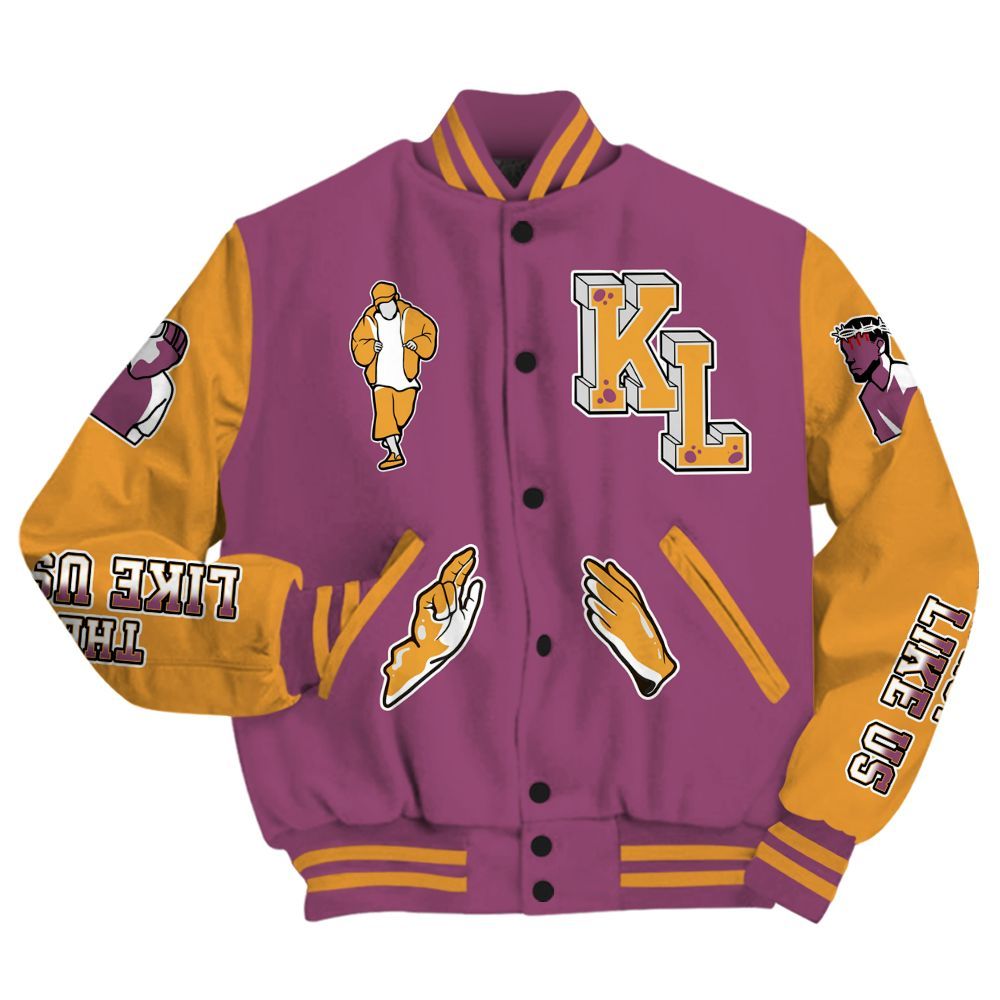 Varsity Jacket To Match High OG Brotherhood 1s - Dislike Us Graphic All Over Print