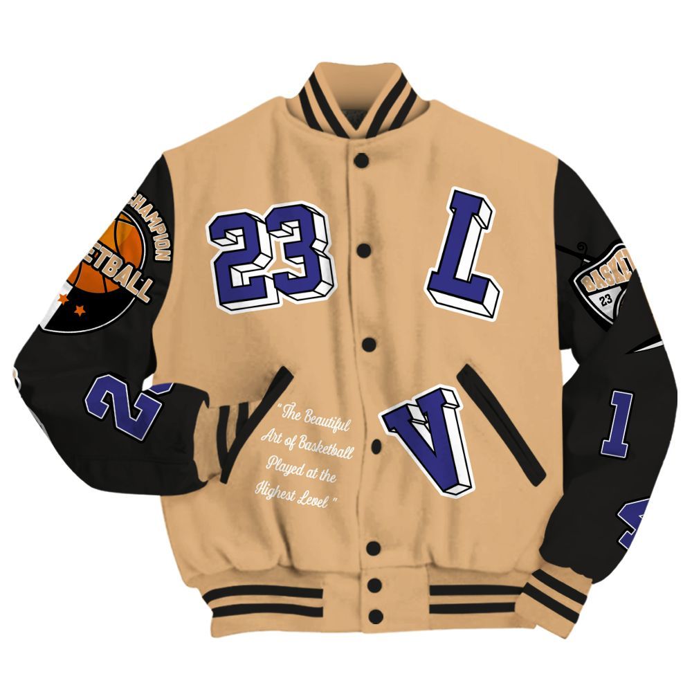 Varsity Jacket To Match SE Afrobeats 7s - The GOAT Got Em Streetwear All Over Print